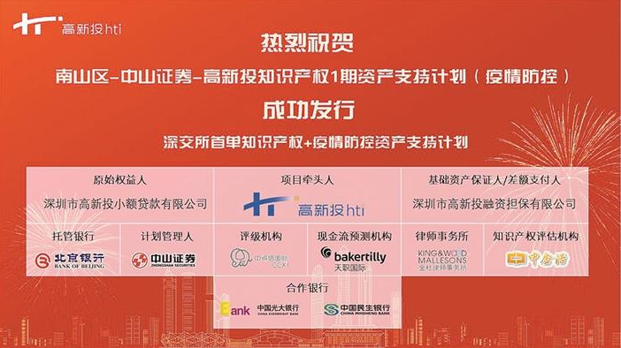 深圳首单防疫知识产权证券化落地，开创资本与创新融合新路径